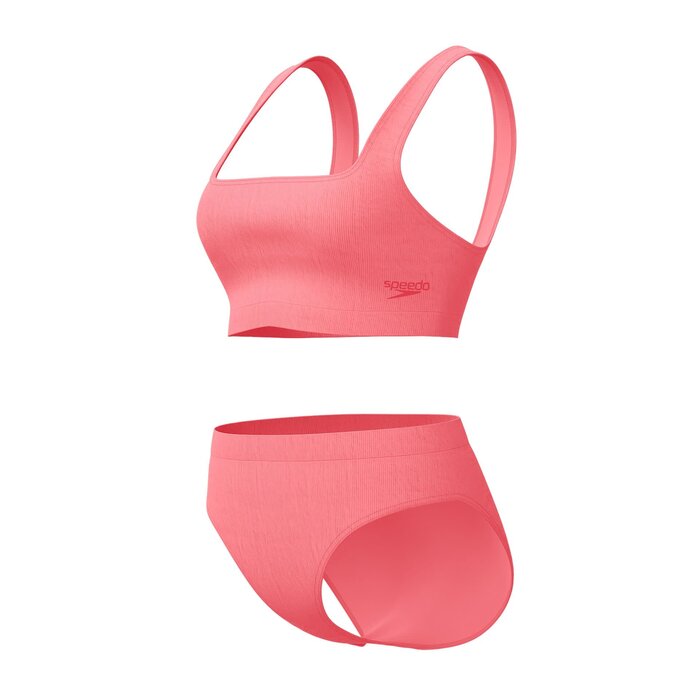 Speedo TEXTURED DEEP U-BACK 2PC ORA