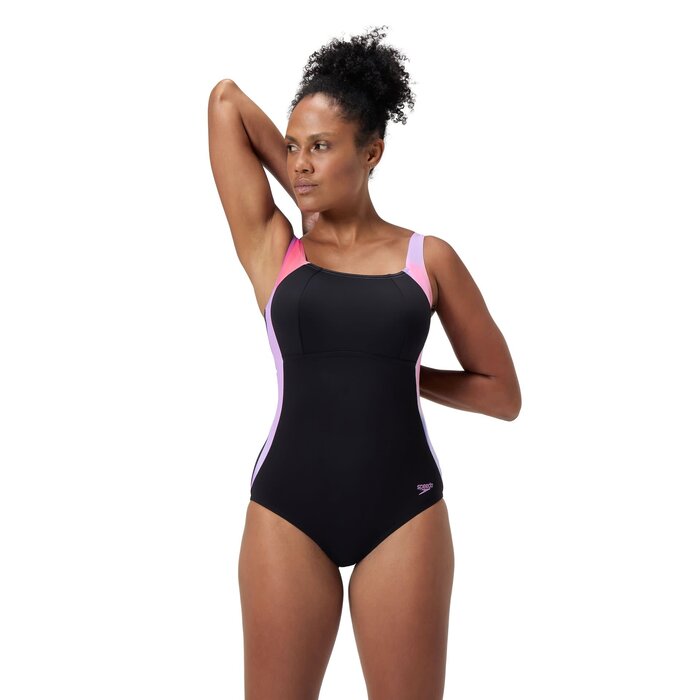 Speedo LUNALUSTRE PR SHAPING 1P BLA/PUR
