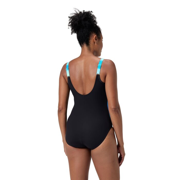 Speedo LUNALUSTRE PR SHAPING 1P BLA/BLU
