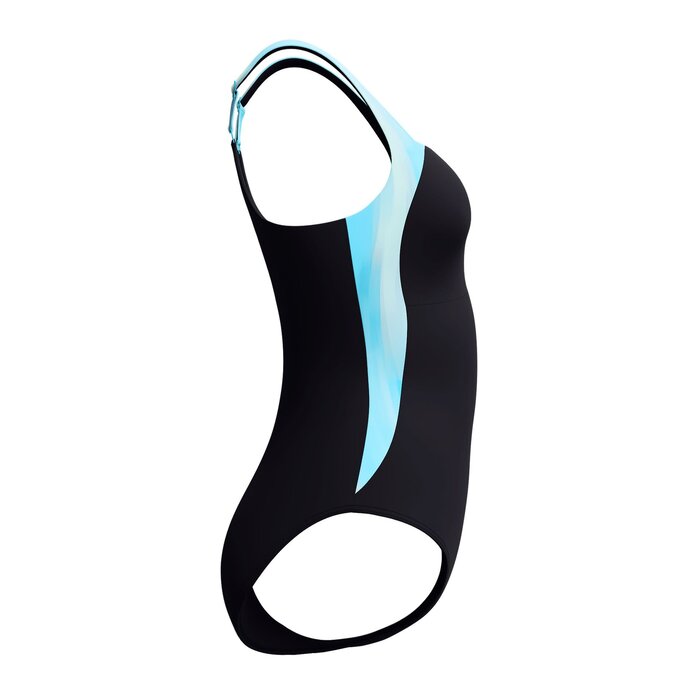 Speedo LUNALUSTRE PR SHAPING 1P BLA/BLU