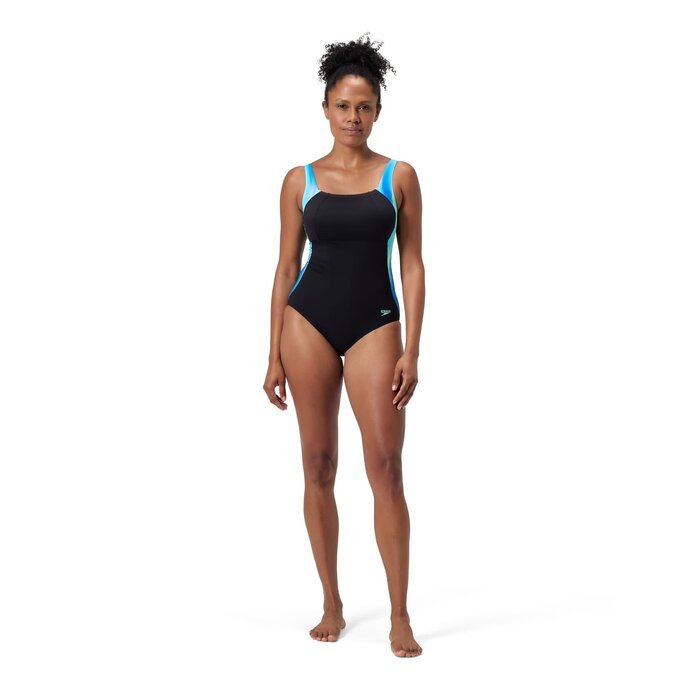 Speedo ECO LUNALUSTRE PR SHAPING 1P BLA/BLU
