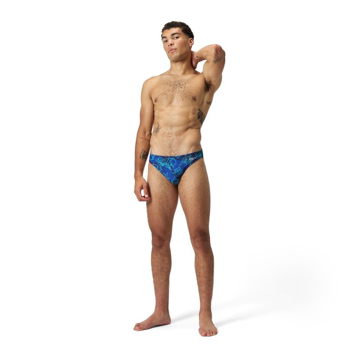Speedo PRINT BEACHSTAR BRIEF 2 BLU/BLA