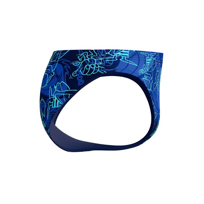 Speedo PRINT BEACHSTAR BRIEF 2 BLU/BLA