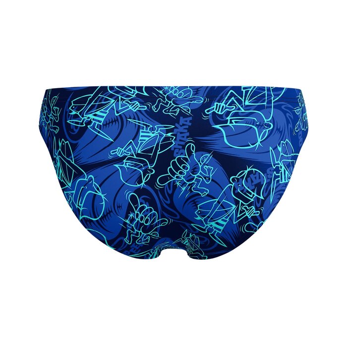 Speedo PRINT BEACHSTAR BRIEF 2 BLU/BLA