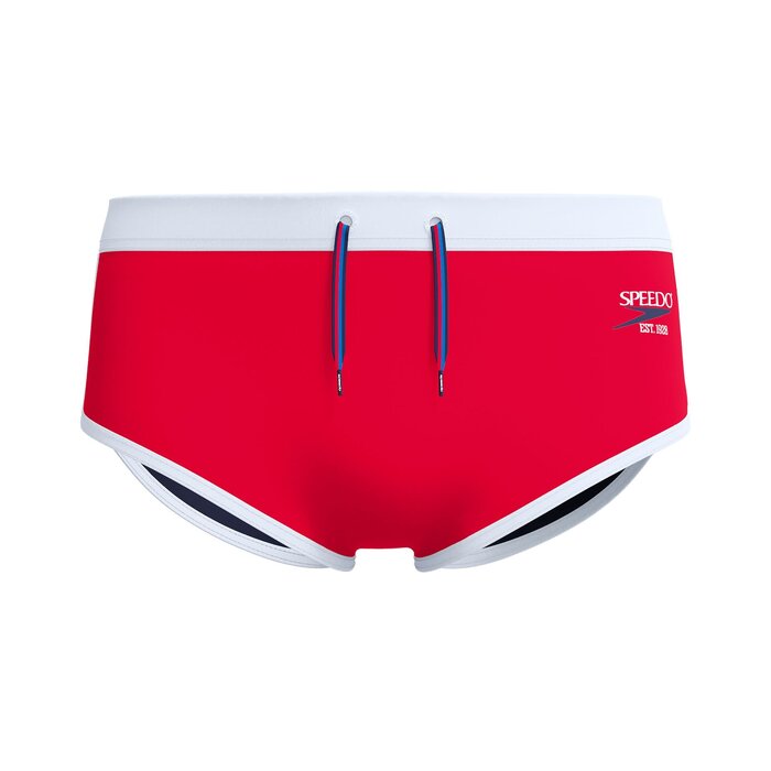 Speedo JETSTREAM RETRO LOGO BRIEF RED/WHI