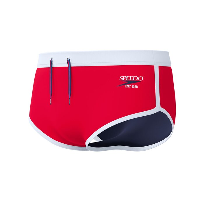 Speedo JETSTREAM RETRO LOGO BRIEF RED/WHI