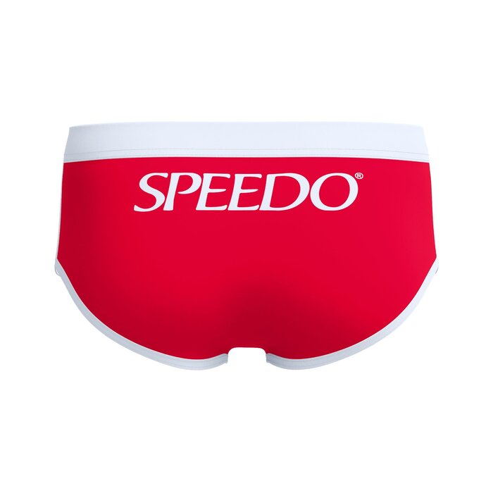 Speedo JETSTREAM RETRO LOGO BRIEF RED/WHI