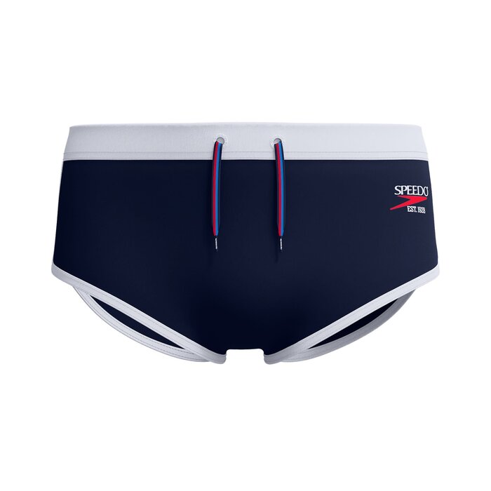 Speedo ECO JETSTREAM RETRO LOGO BRIEF NAV/WHI