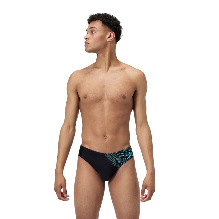 Speedo MEDLEY LOGO 7C BRIEF BLA/BLU