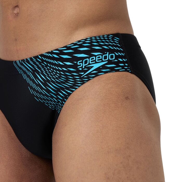 Speedo MEDLEY LOGO 7C BRIEF BLA/BLU