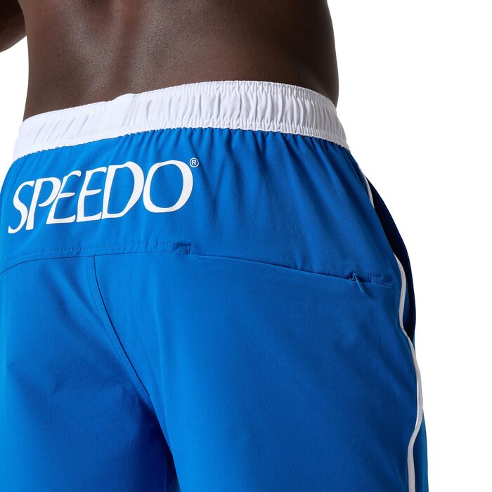 Speedo ECO JETSTREAM RETRO LOGO VOLLEY 16 BLU/WHI
