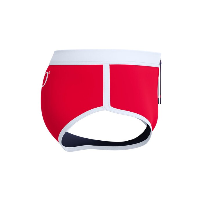 Speedo ECO JETSTREAM RETRO LOGO BRIEF RED/WHI