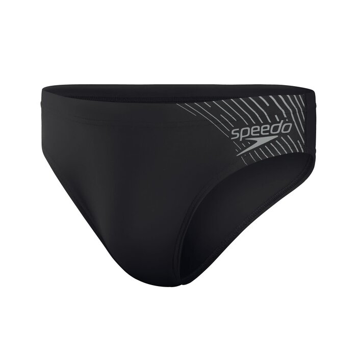 Speedo ECO MEDLEY LOGO 7CM BRIEF BLA/GRE