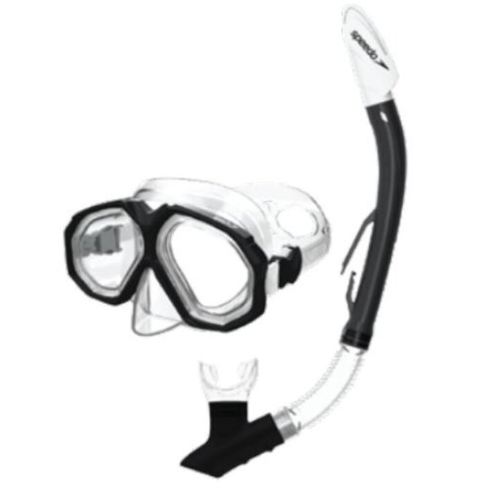Speedo LEISURE DUAL LENSES COMBO BLA/CLE
