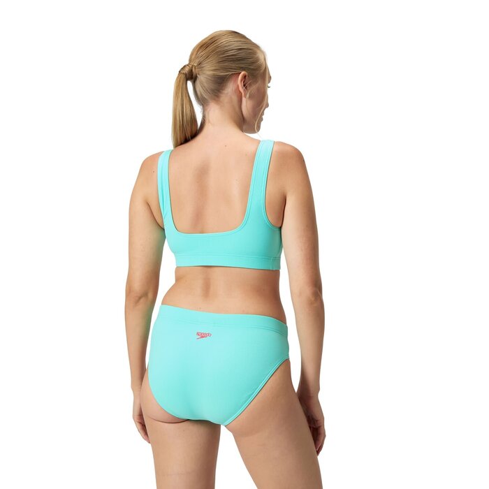 Speedo ECO TEXTURED DEEP U-BACK 2PC BLU.