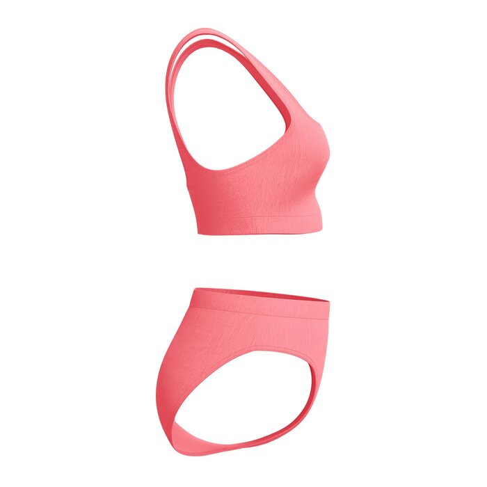 Speedo ECO TEXTURED DEEP U-BACK 2PC ORA