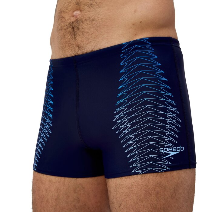 Speedo DUO LOGO PRINT AQSH NAV/BLU