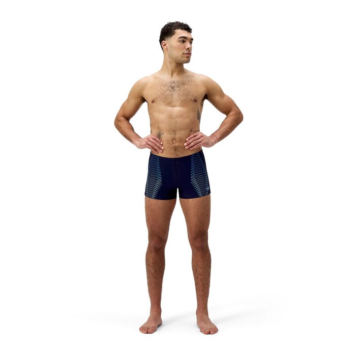 Speedo DUO LOGO PRINT AQSH NAV/BLU