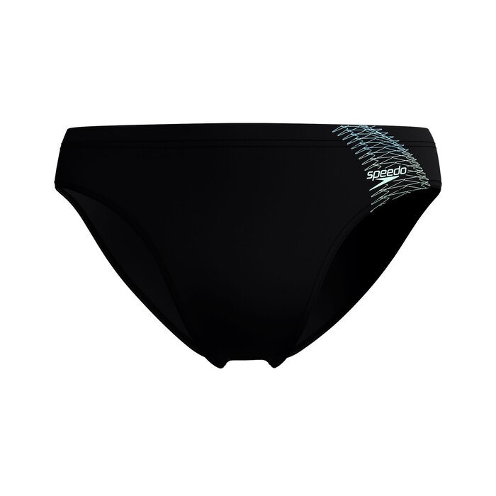 Speedo MEDLEY LOGO 7C BRIEF BLA/GRN