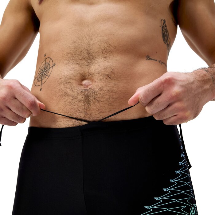 Speedo MEDLEY LOGO AQSH BLA/GRN