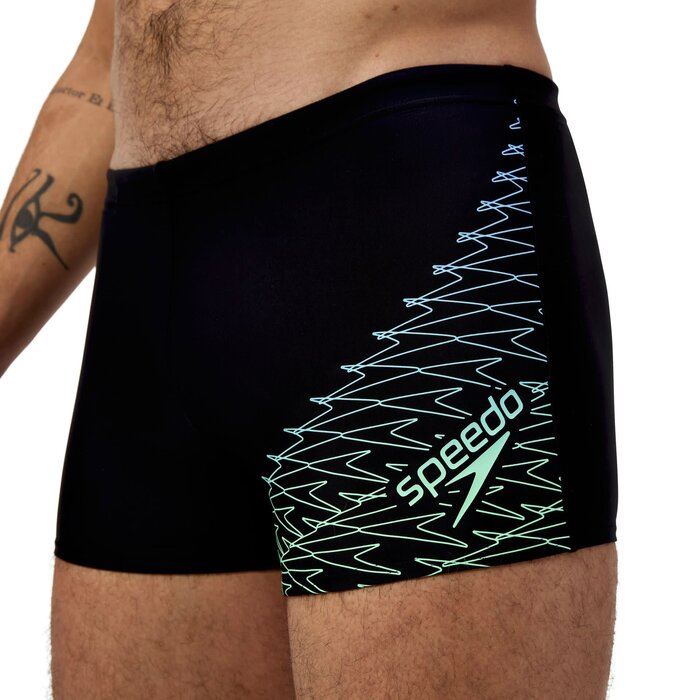Speedo MEDLEY LOGO AQSH BLA/GRN