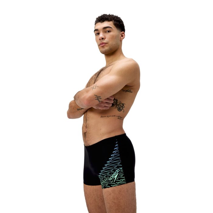 Speedo MEDLEY LOGO AQSH BLA/GRN