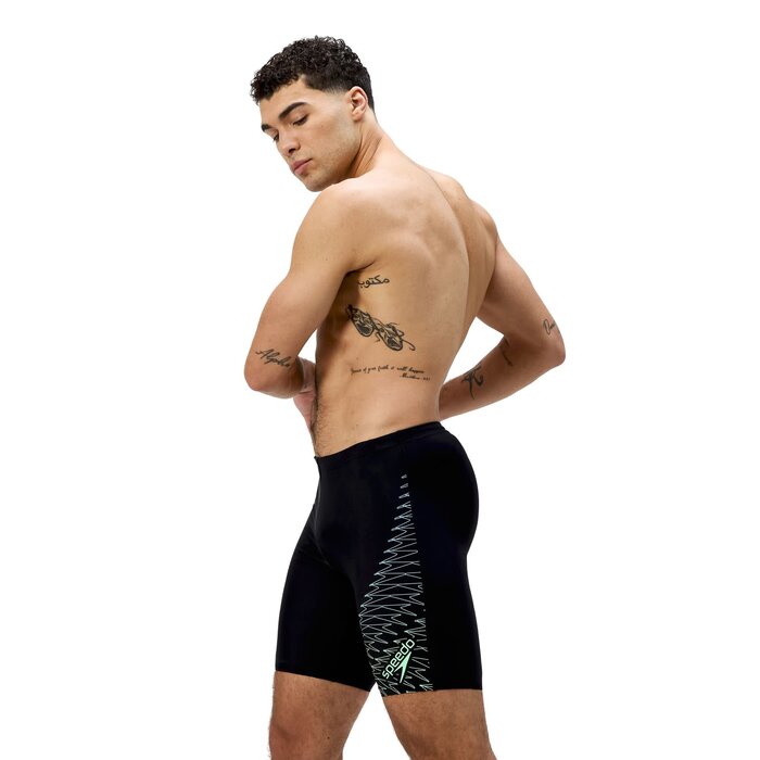 Speedo MEDLEY LOGO JAM BLA/GRN