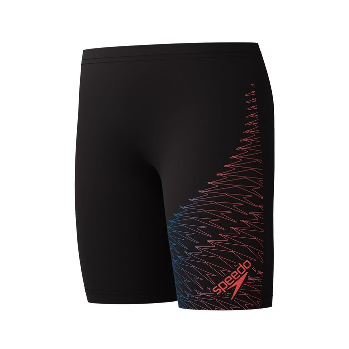 Speedo MEDLEY LOGO JAM BLA/RED