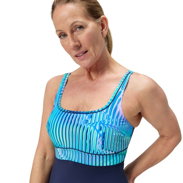 Speedo NEW CONTOUR ECLIPSE PR 1P NAV/GRN