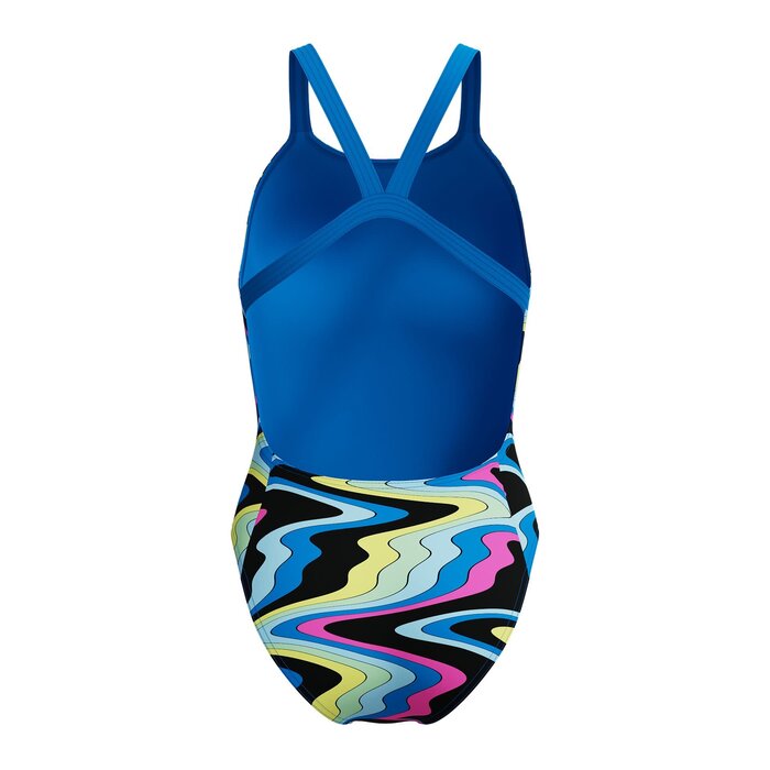 Speedo END+ FL PRINT LEADERB BLU/PIN