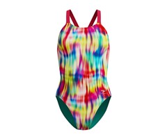 Speedo ECO+ FL PRINT LEADERB RED/YEL