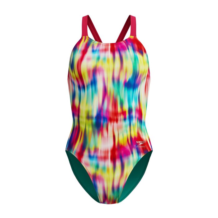 Speedo ECO+ FL PRINT LEADERB RED/YEL