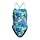 END+ FL PRINT TIE BACK BLU/GRN
