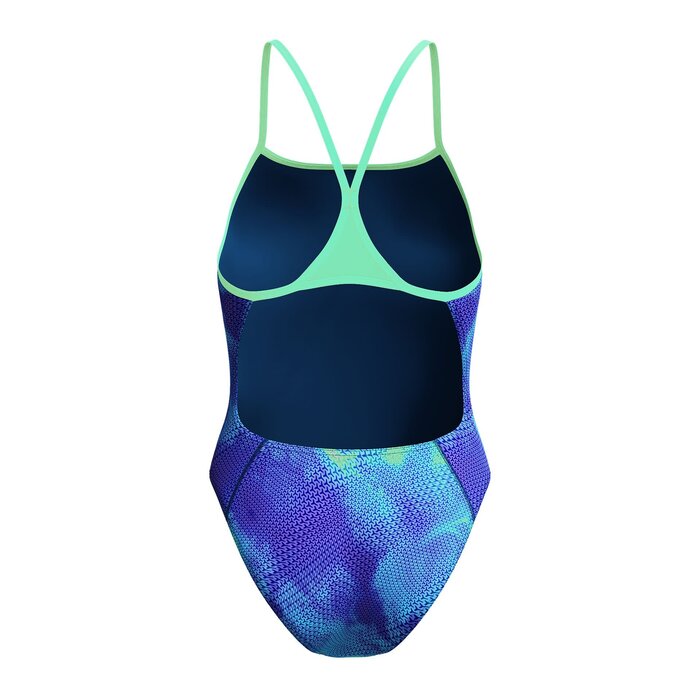 Speedo END+ FL PRINT TURNB BLU/GRN