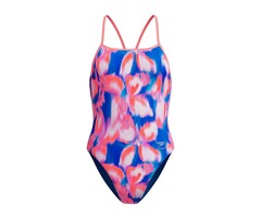 Speedo END+ FL PRINT TURNB BLU/ORA