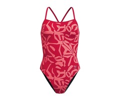 Speedo ECO+ FL PRINT V-BACK 2.0 RED/ORA