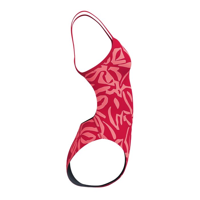 Speedo ECO+ FL PRINT V-BACK 2.0 RED/ORA