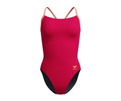 Speedo ECO+ FL SOLID FLYBACK 2.0 RED/ORA