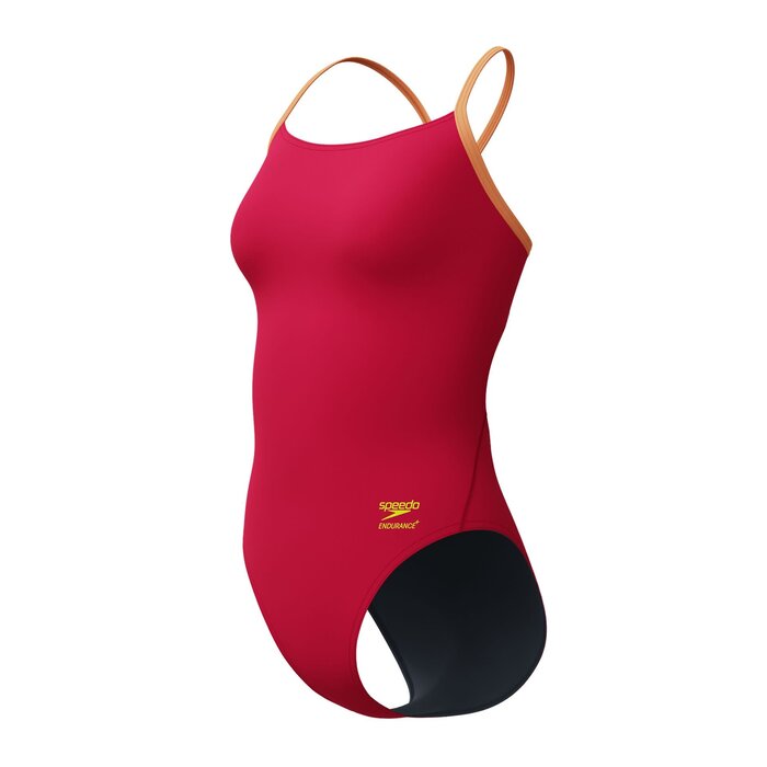 Speedo END+ FL SOLID FLYBACK 2.0 RED/ORA