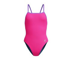 Speedo END+ FL SOLID TRI BACK PIN/PUR