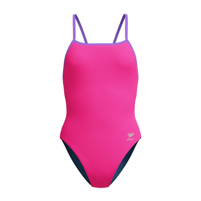 Speedo END+ FL SOLID TRI BACK PIN/PUR