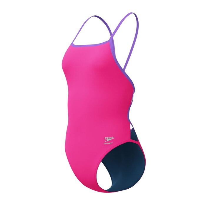 Speedo END+ FL SOLID TRI BACK PIN/PUR