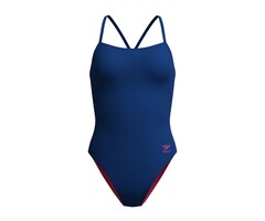 Speedo END+ FL SOLID V-BACK 2.0 AF BLU