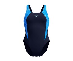 Speedo END+ H-BOOM SPLICE MUSCLEB NAV/BLU