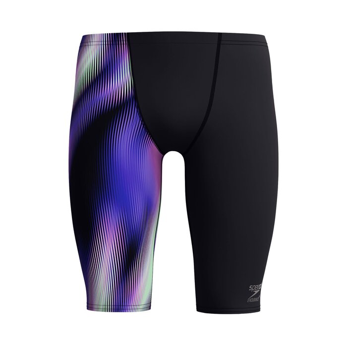 Speedo END+ ML ONE-LEG PRINT JAM BLA/PUR