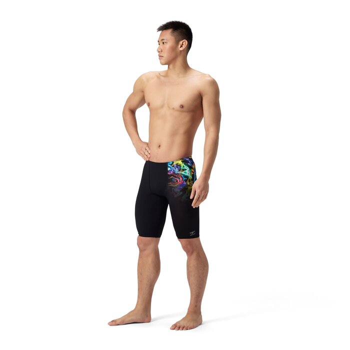 Speedo END+ ML PLACEM PRINT JAM BLA/YEL
