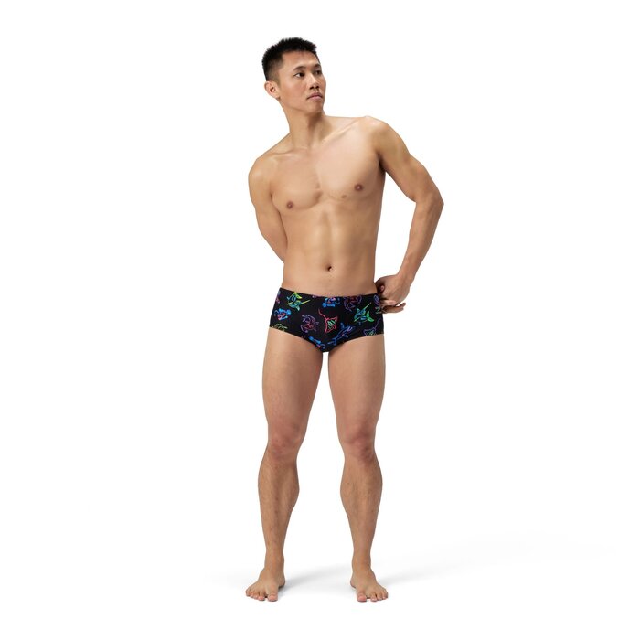 Speedo END+ ML PRINT 13.5CM BRIEF BLA/YEL