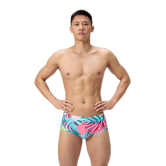 Speedo ECO+ ML PRINT 13.5CM BRIEF GRN/PIN