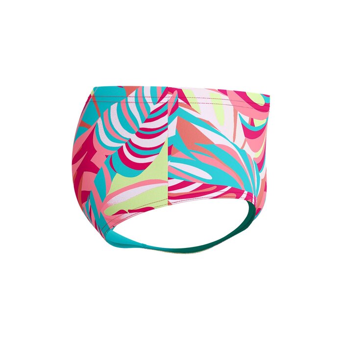 Speedo END+ ML PRINT 13.5CM BRIEF GRN/PIN