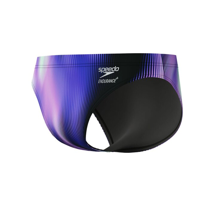 Speedo END+ ML PRINT BRIEF BLU/PUR